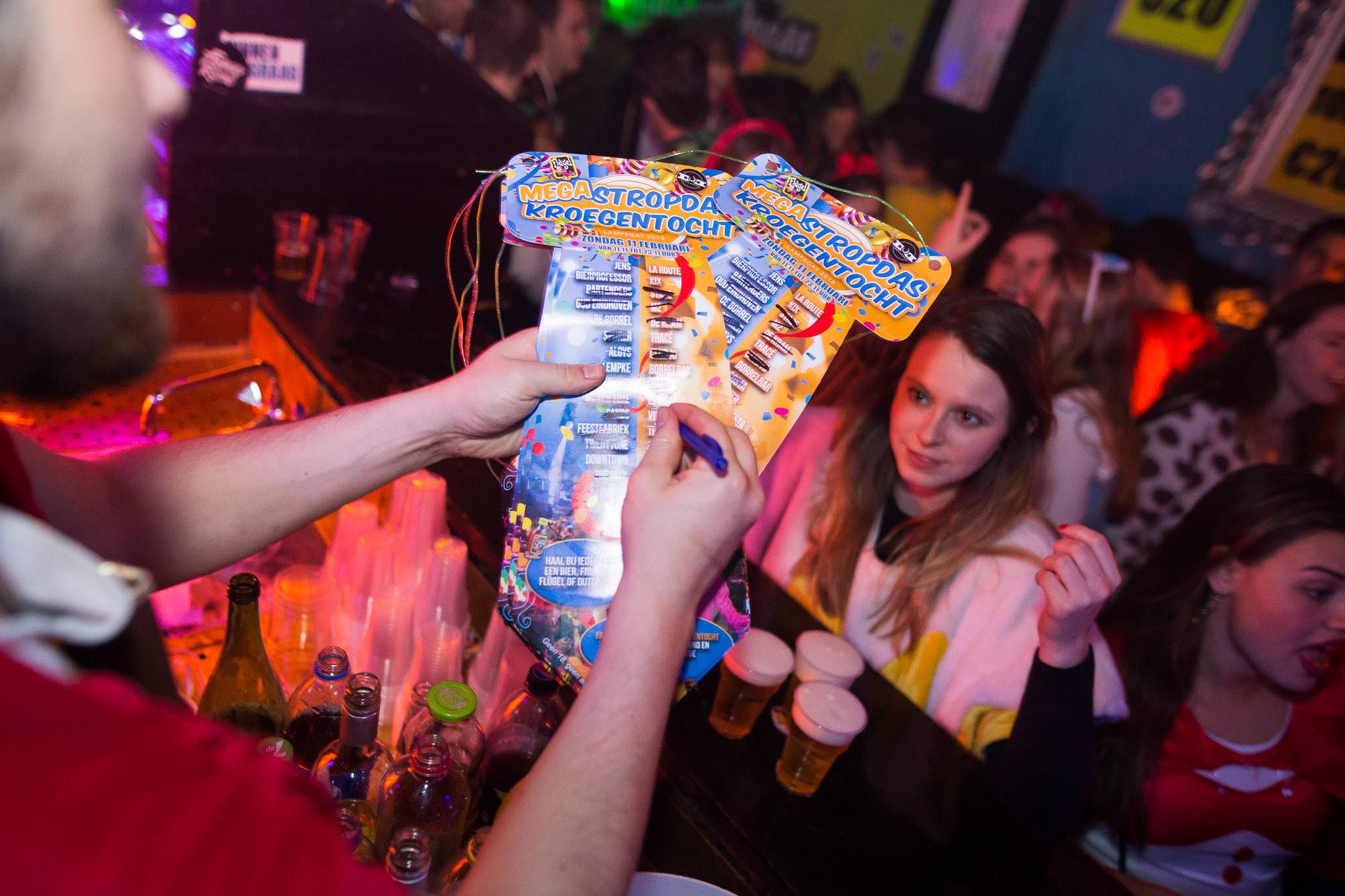 Afstrepen aan de bar